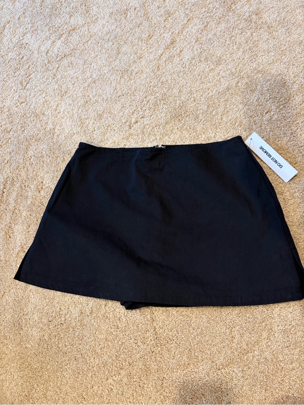 Princess Polly Black Mini Skort